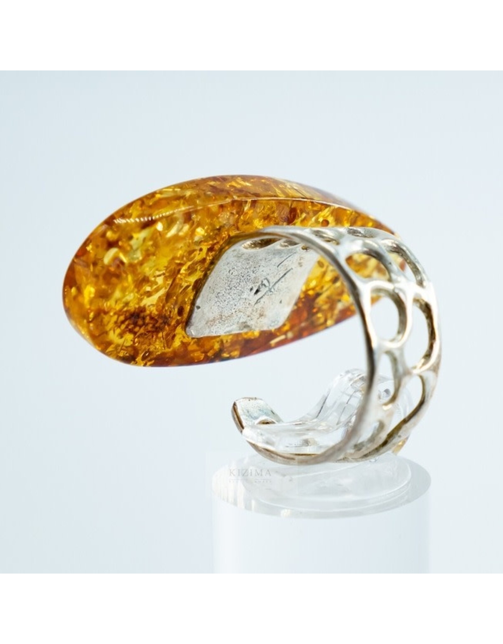 Interstellar Baltic Amber Ring