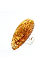 Interstellar Baltic Amber Ring