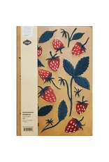 Wild Strawberries Embroidered Journal