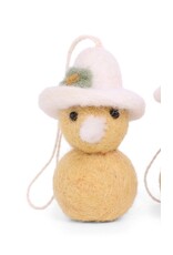 Felt Chick with Hat Ornament