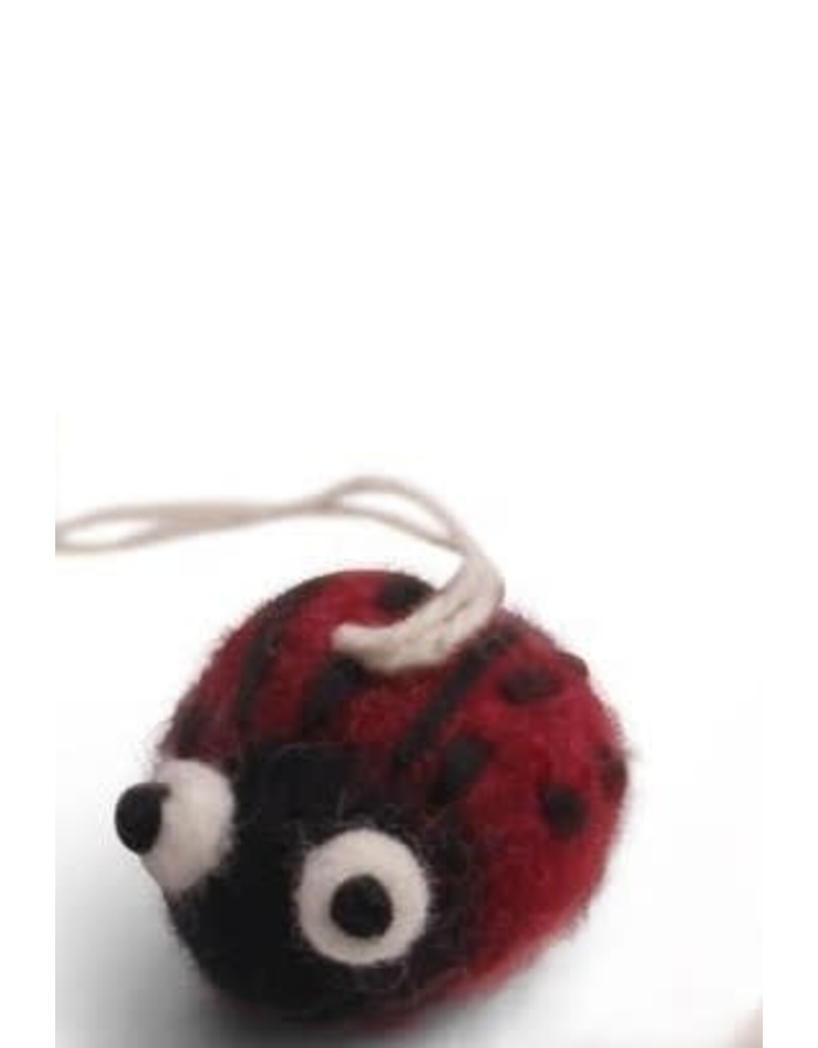 Felt Ladybug Ornament