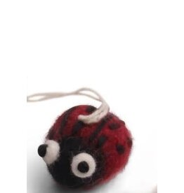 Felt Ladybug Ornament