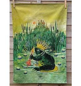 Frog Fairytale Organic Cotton Tea Towel