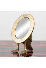 Gilded Fairy Tale Bird Mirror