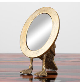 Gilded Fairy Tale Bird Mirror