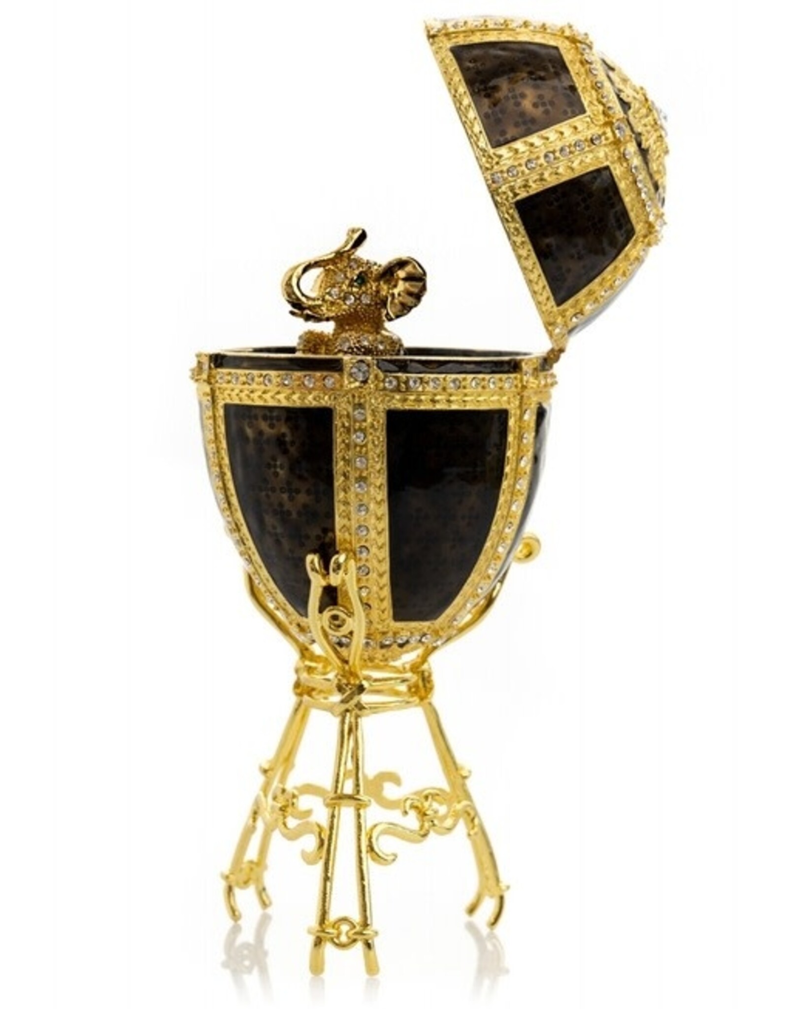 Fabergé Inspired Egg w/ Elephant