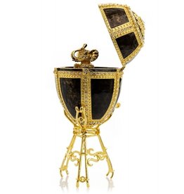 Fabergé Inspired Egg w/ Elephant