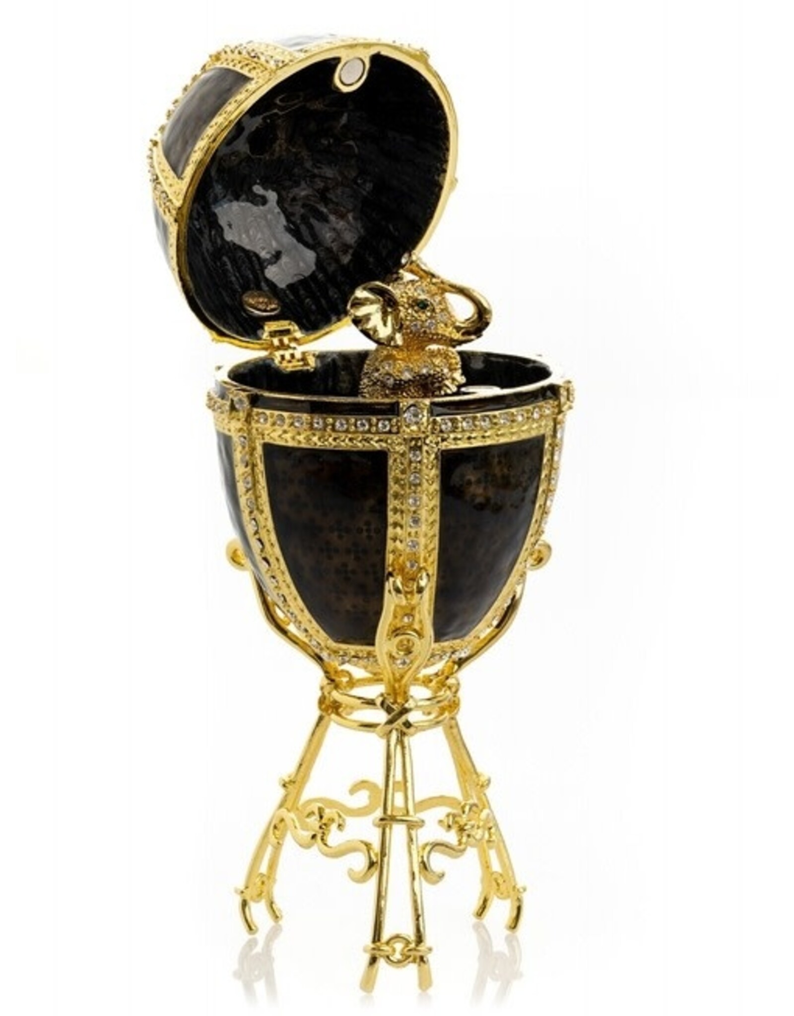 Fabergé Inspired Egg w/ Elephant