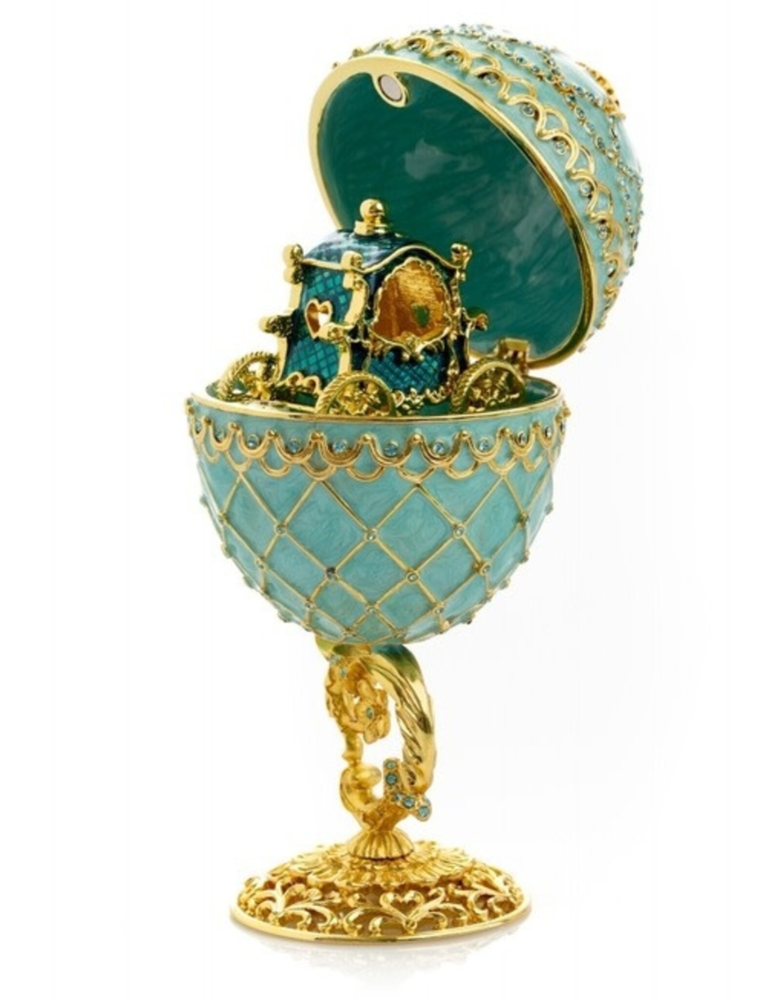 Royal Carriage Fabergé Inspired Egg