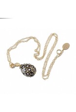 Enchanted Moonlight Fabergé Inspired Pendant Neckalce