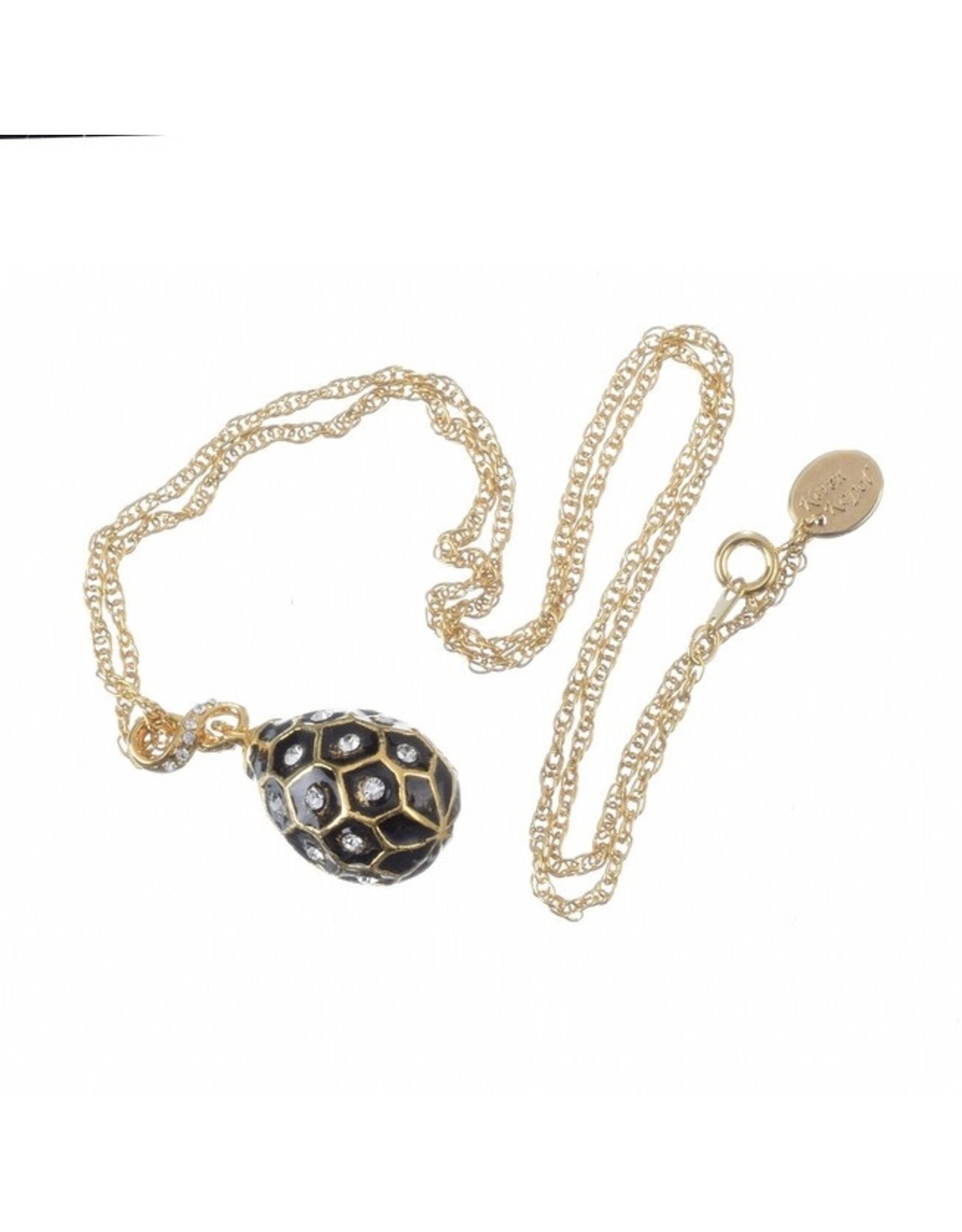 Enchanted Moonlight Fabergé Inspired Pendant Neckalce