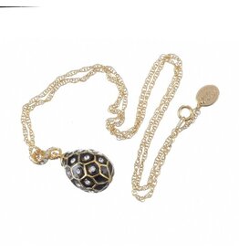 Enchanted Moonlight Fabergé Inspired Pendant Neckalce