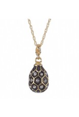 Enchanted Moonlight Fabergé Inspired Pendant Neckalce