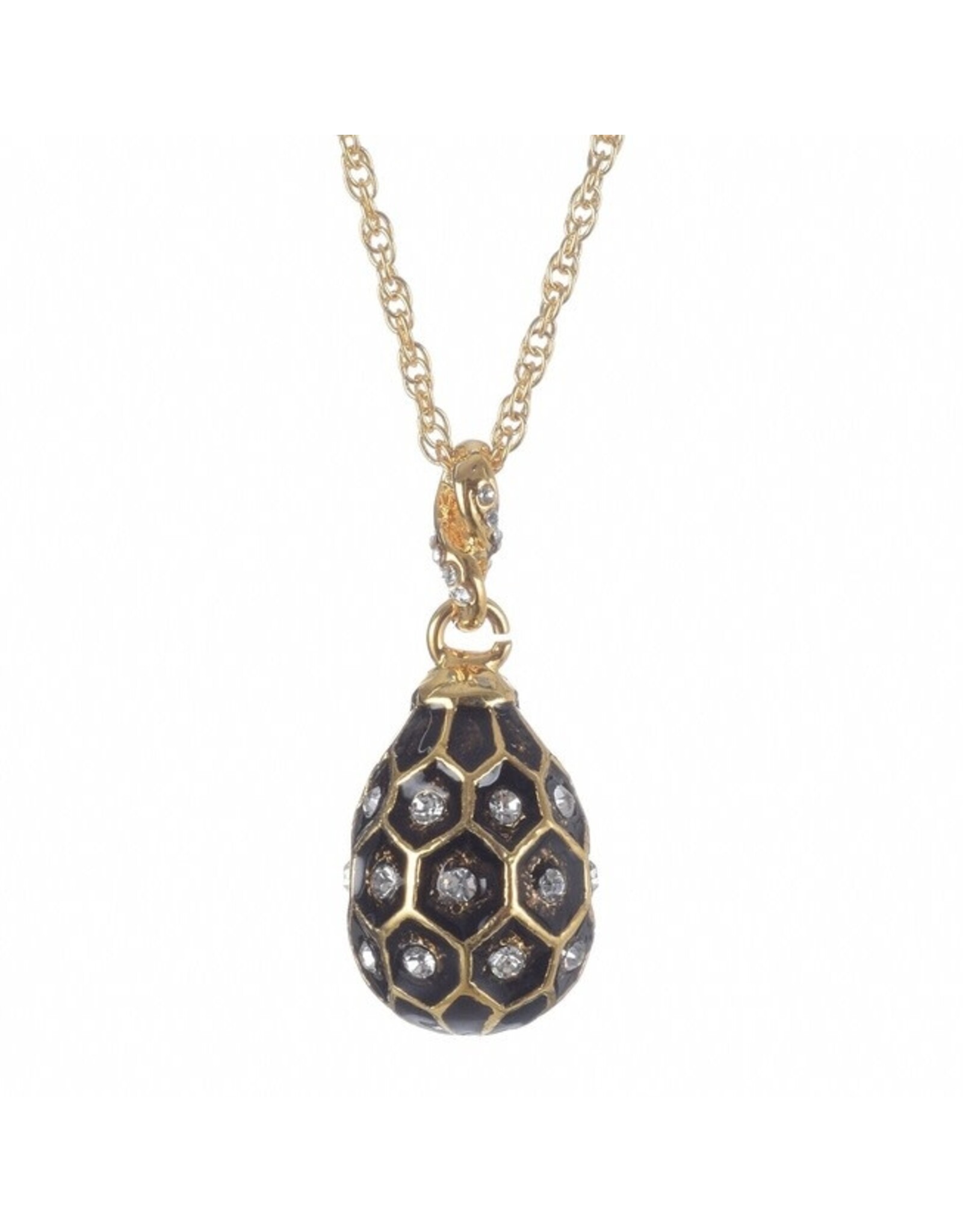 Enchanted Moonlight Fabergé Inspired Pendant Neckalce