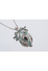 Royal Treasure Fabergé Inspired Egg Pendant Necklace