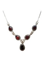 Dowager Maria Feodorovna Romanov  Cherry Amber Sterling Silver Necklace