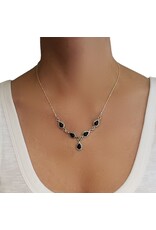 Dowager Maria Feodorovna Romanov  Cherry Amber Sterling Silver Necklace