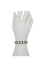 Interwoven Tears Chartruese Baltic Amber Sterling Silver Bracelet