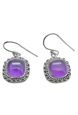 Zimnny Dvorets Amethyst Sterling Silver Earrings