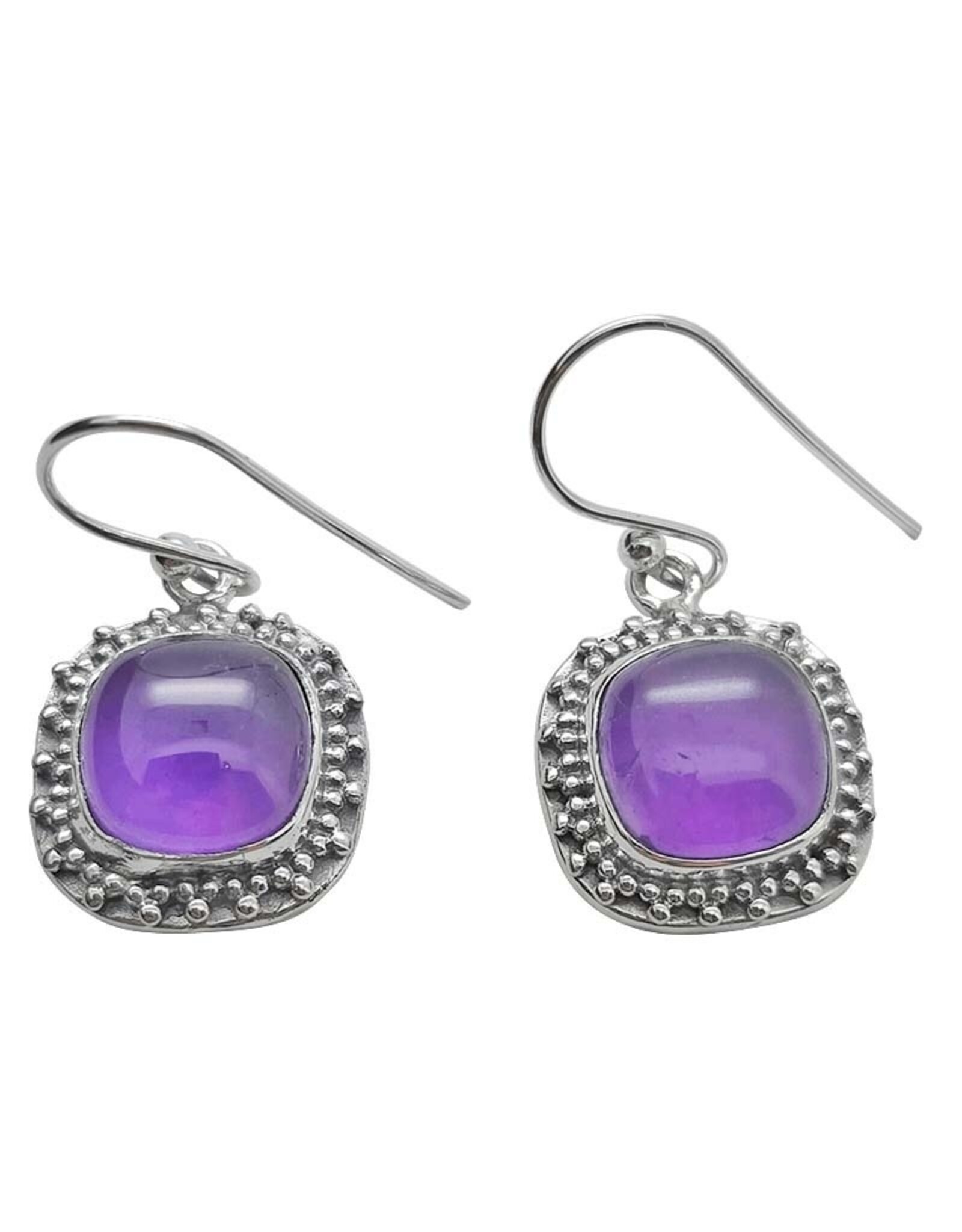 Zimnny Dvorets Amethyst Sterling Silver Earrings