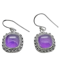 Zimnny Dvorets Amethyst Sterling Silver Earrings