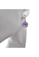 Zimnny Dvorets Amethyst Sterling Silver Earrings