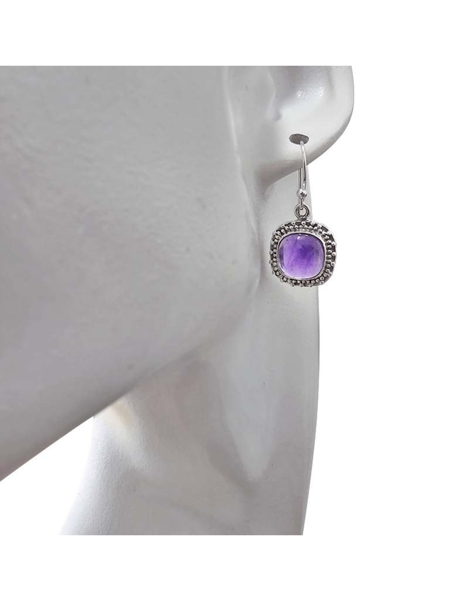 Zimnny Dvorets Amethyst Sterling Silver Earrings