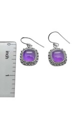 Zimnny Dvorets Amethyst Sterling Silver Earrings