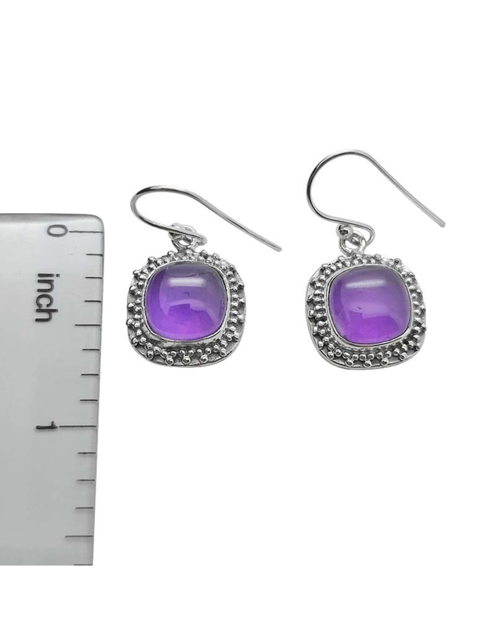 Zimnny Dvorets Amethyst Sterling Silver Earrings