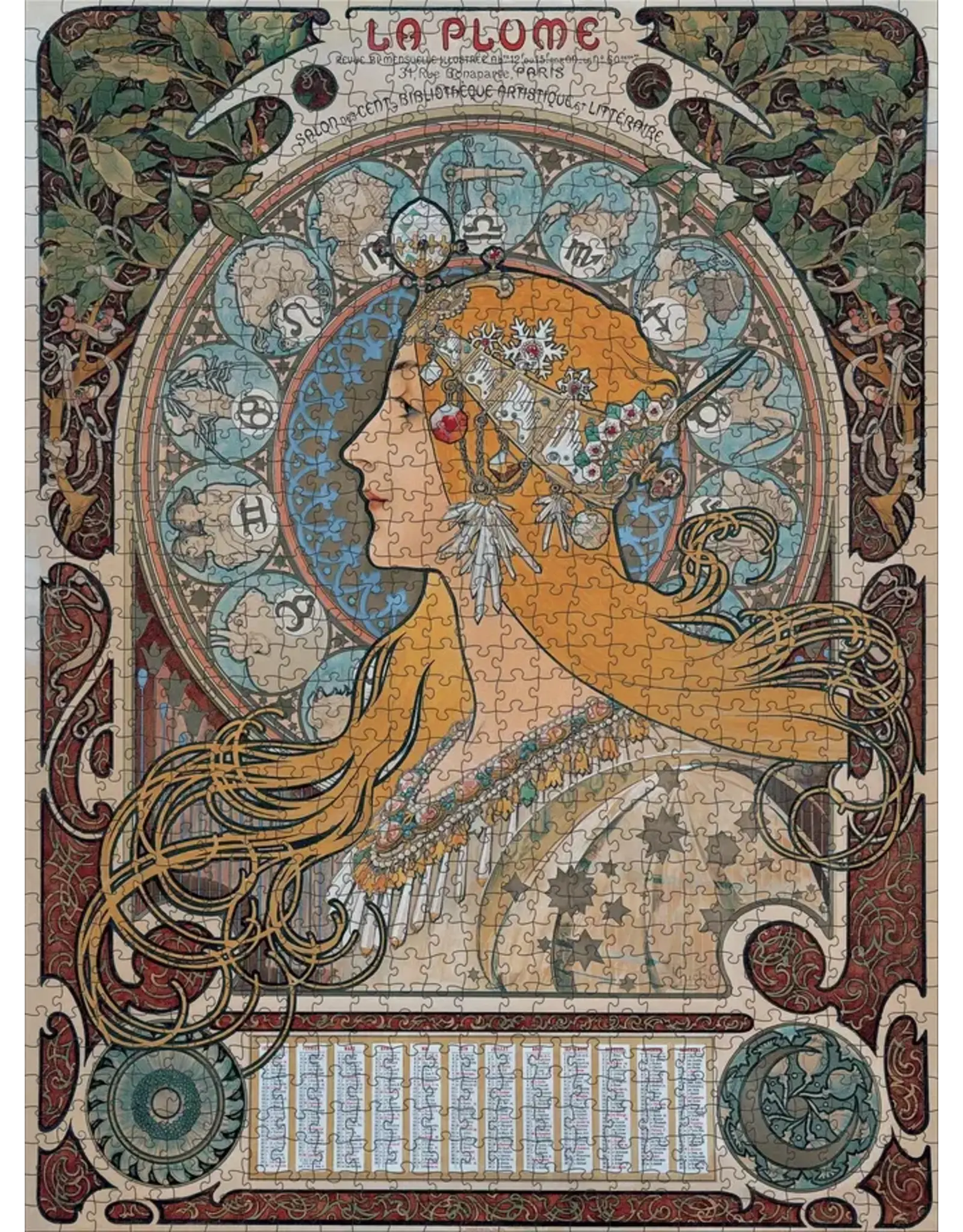 Alphonse Mucha Zodiac Puzzle