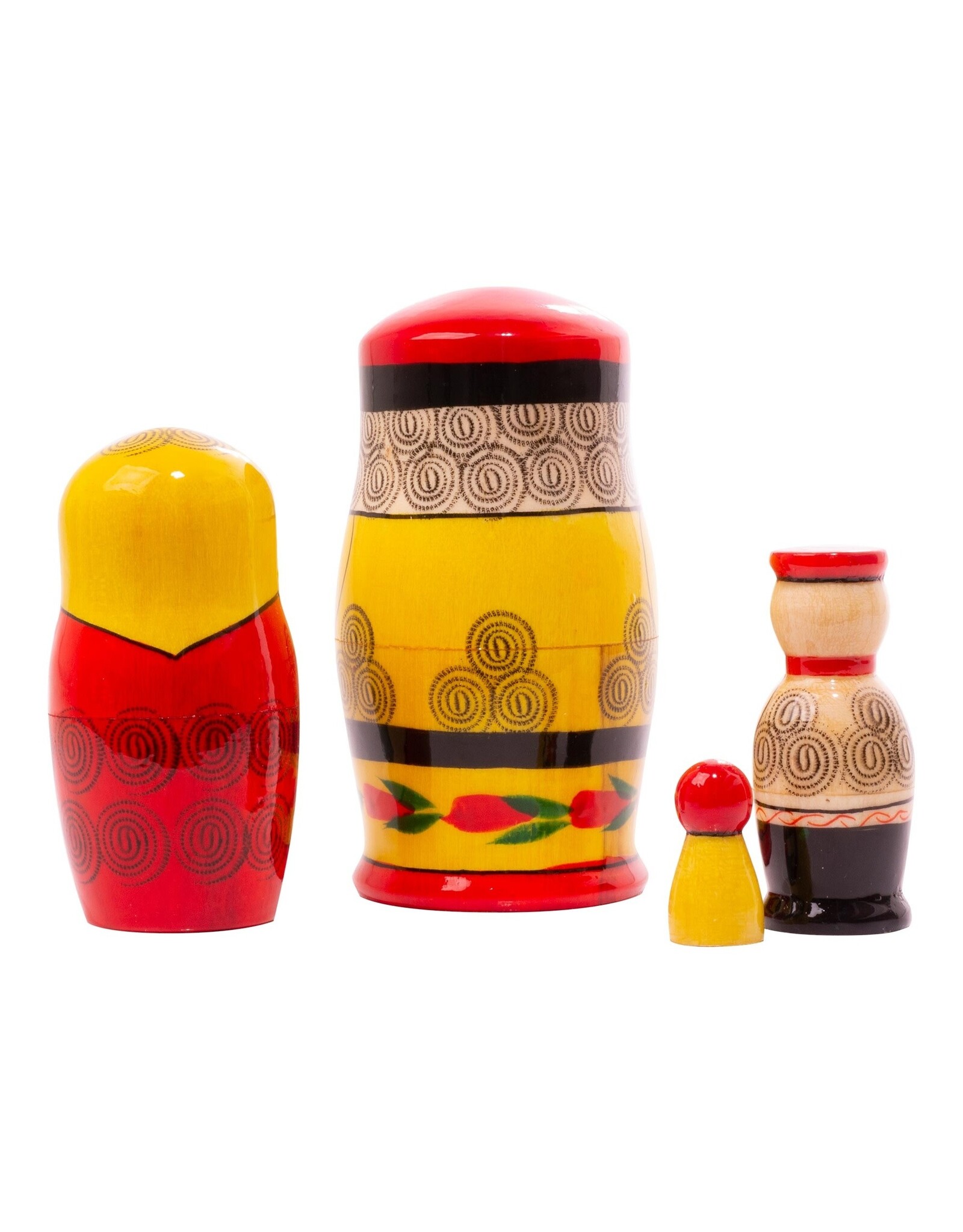 Semenov Man with Family Nesting Set 4 pc