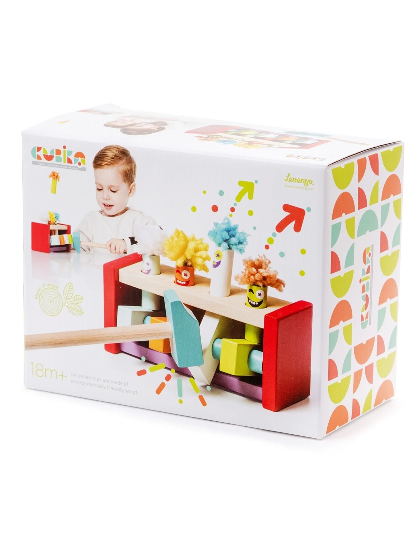Cubika Jumping Clowns Wooden Toy