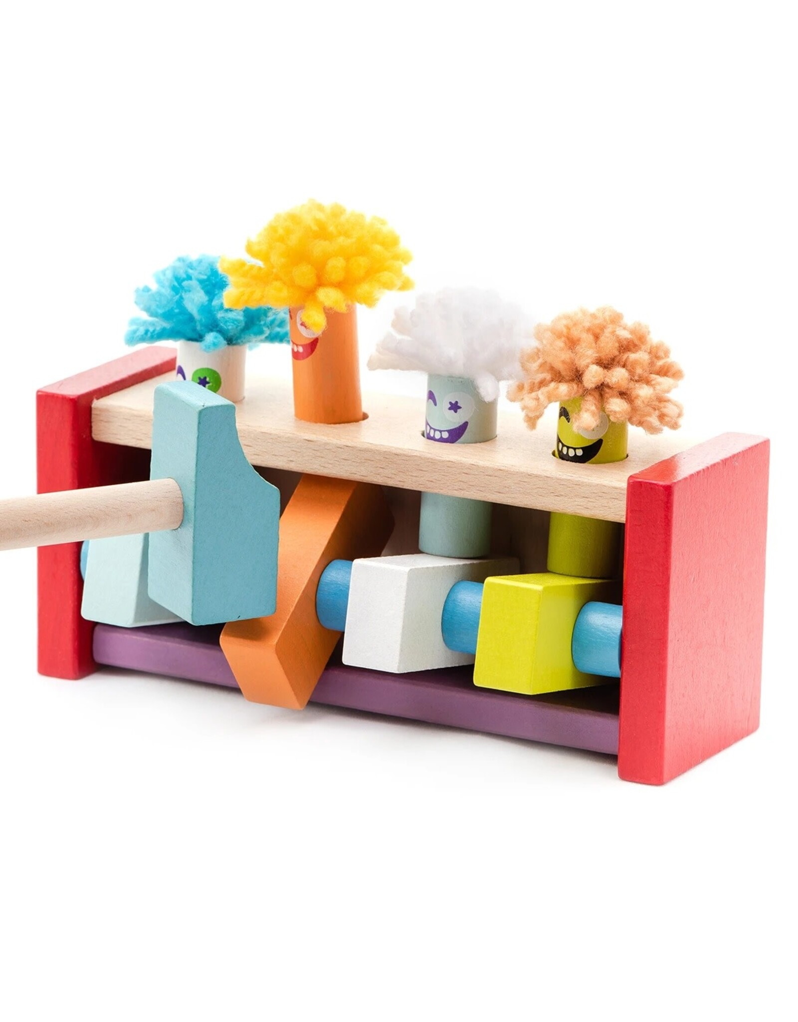 Cubika Jumping Clowns Wooden Toy