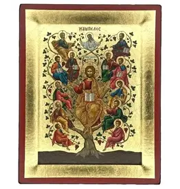 The Tree of Life Silkscreen Icon 7 1/2" x 6"