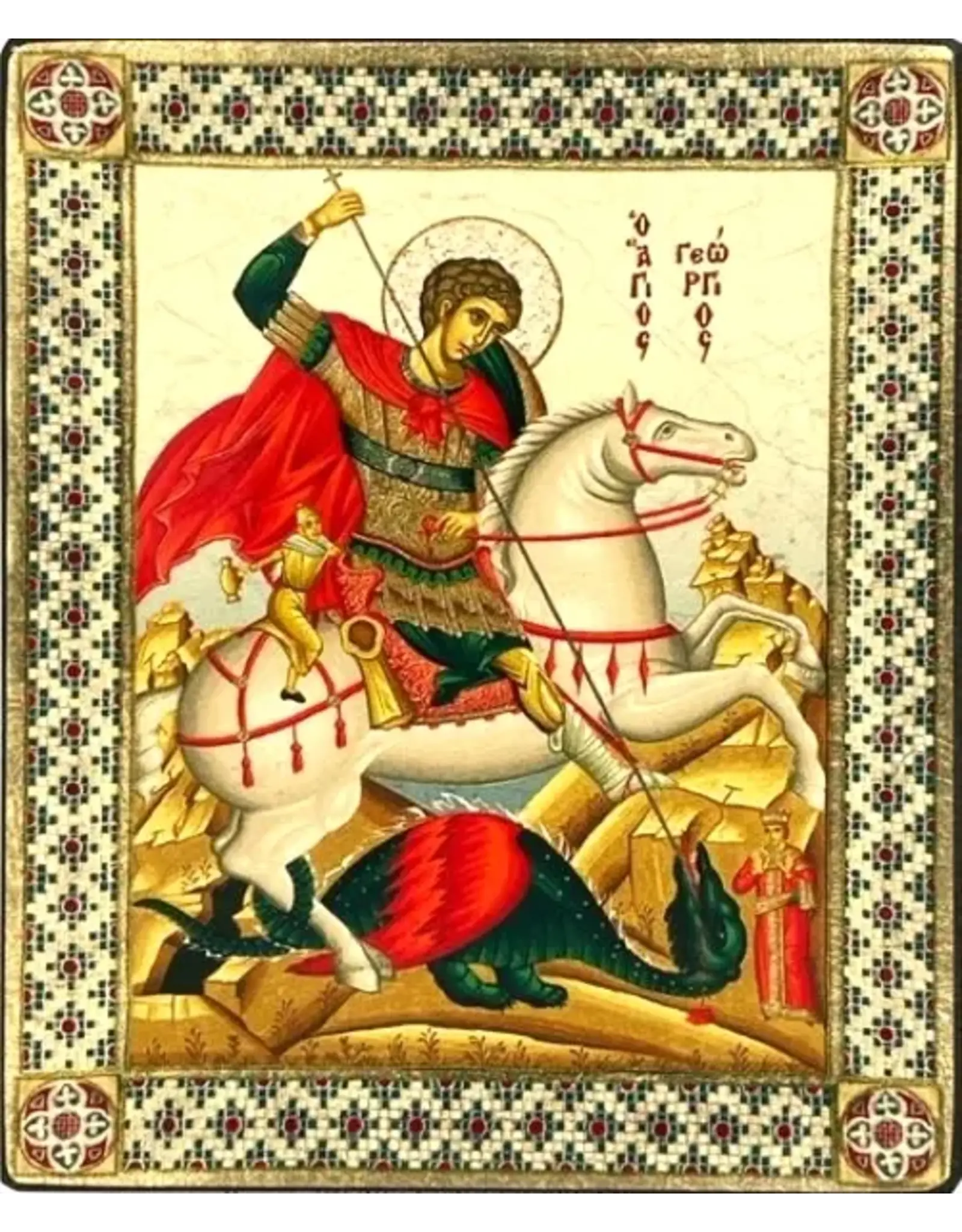 St George and the Dragon Icon