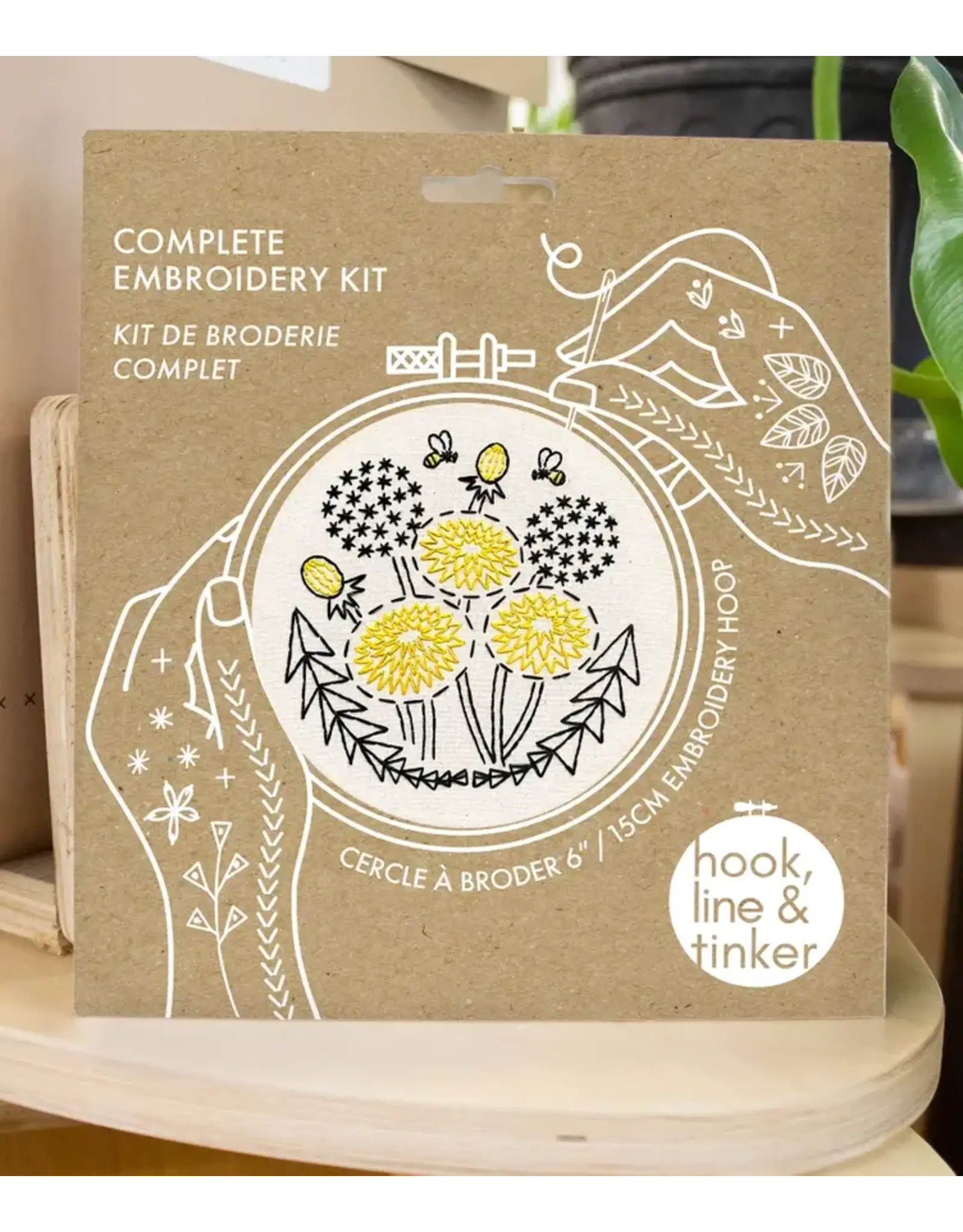 Dandelion Embroidery Kit