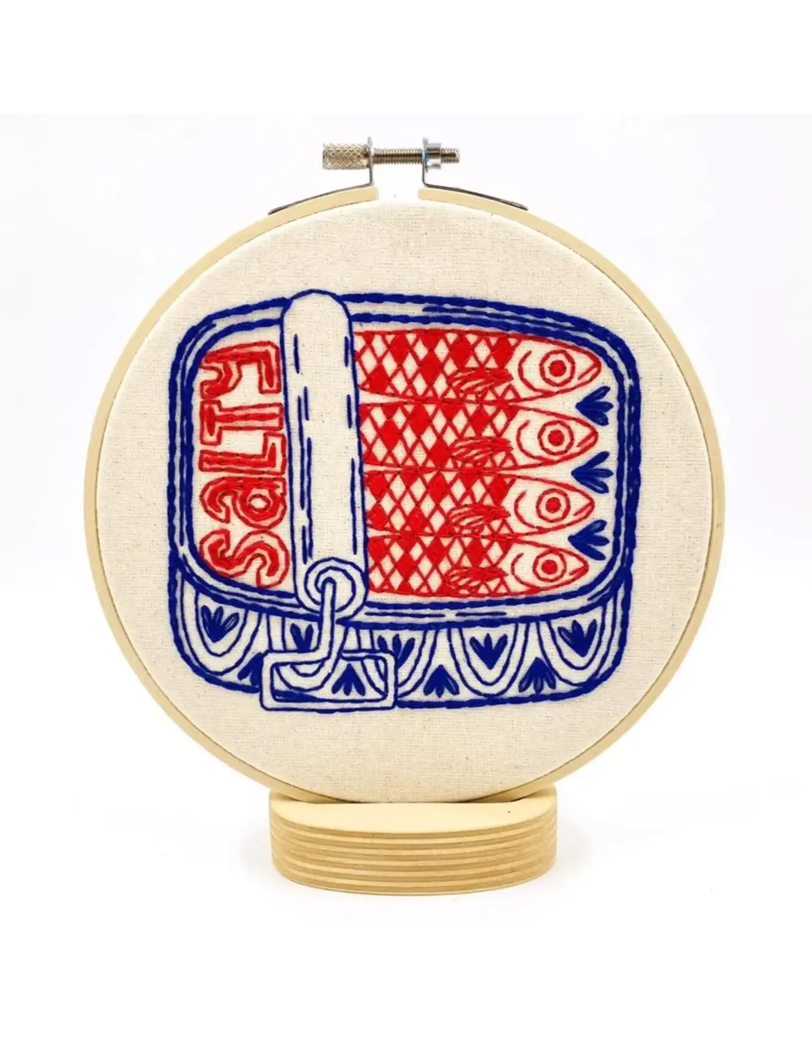 Canned Sardines Embroidery Kit