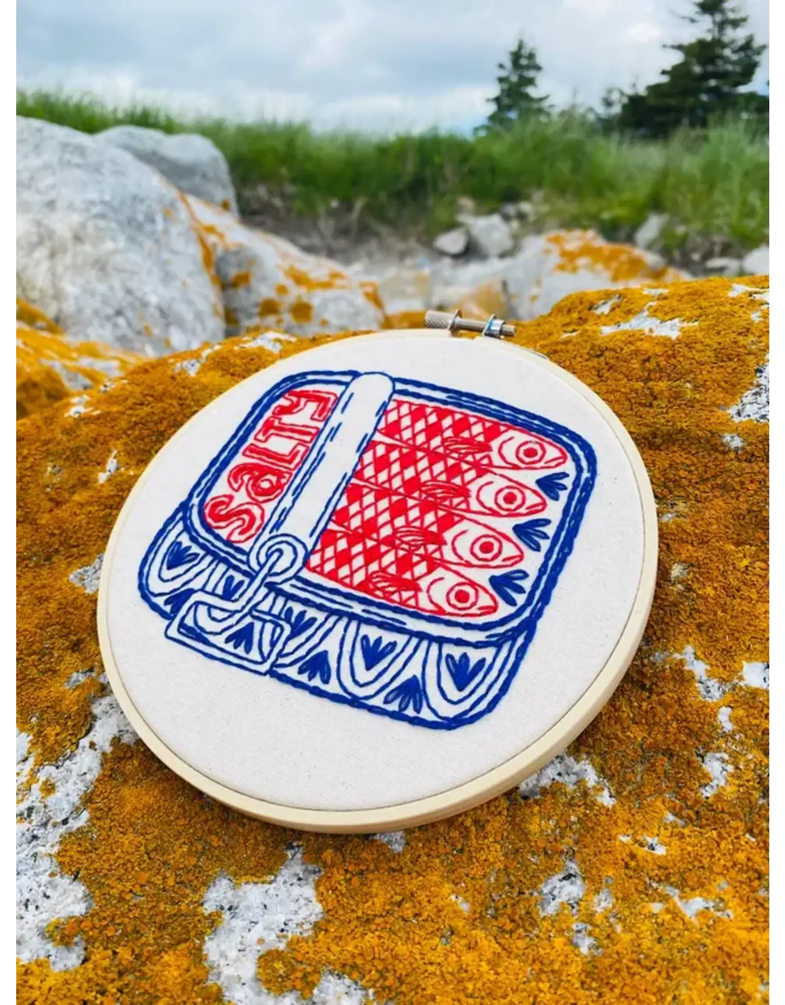 Canned Sardines Embroidery Kit