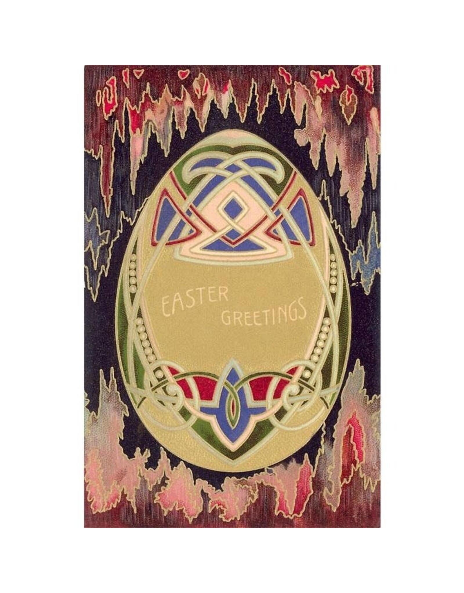 Art Deco Easter Greeting Card