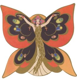 Art Nouveau Butterfly Enchantress Sticker
