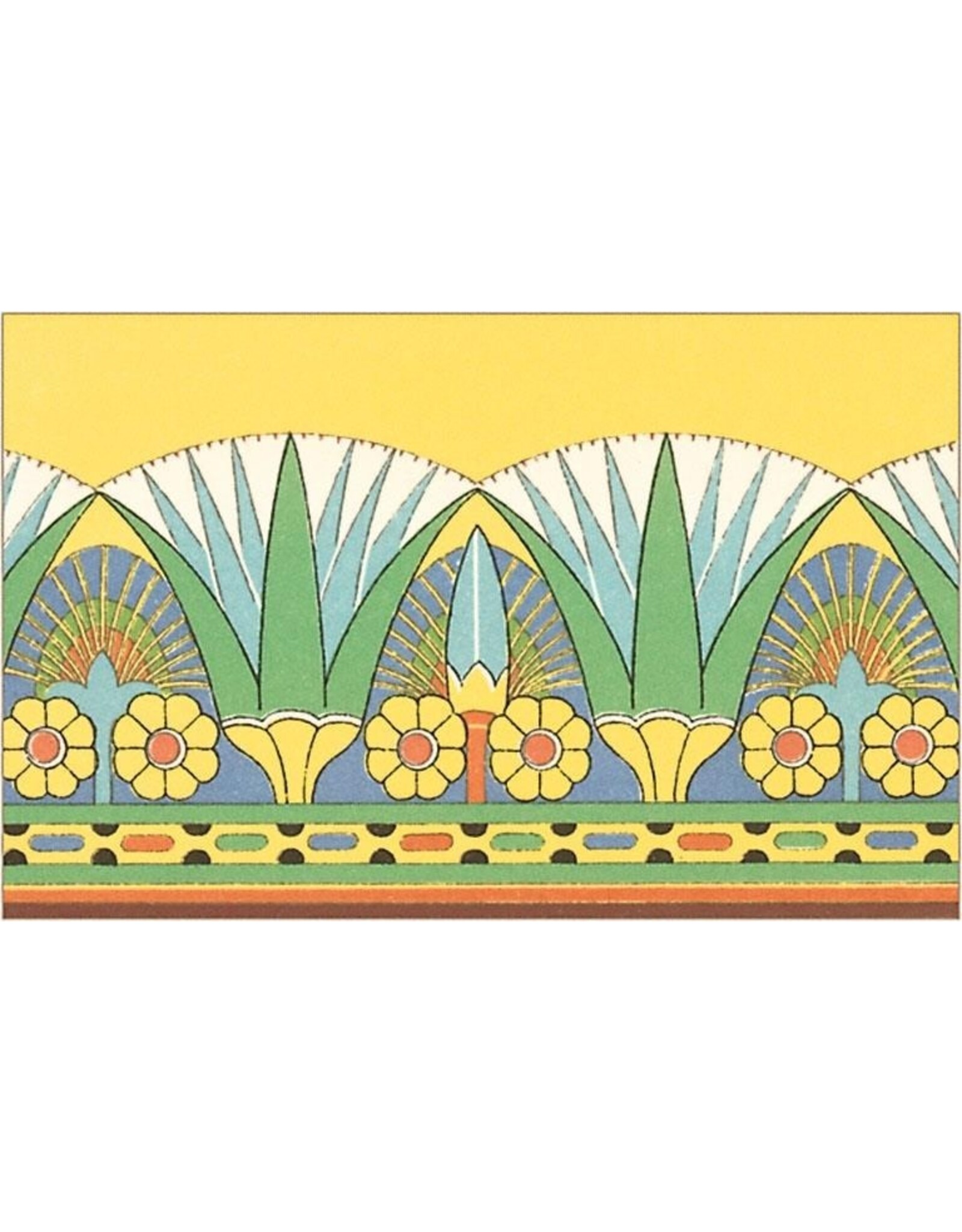 Art Deco Spring Motif Magnet