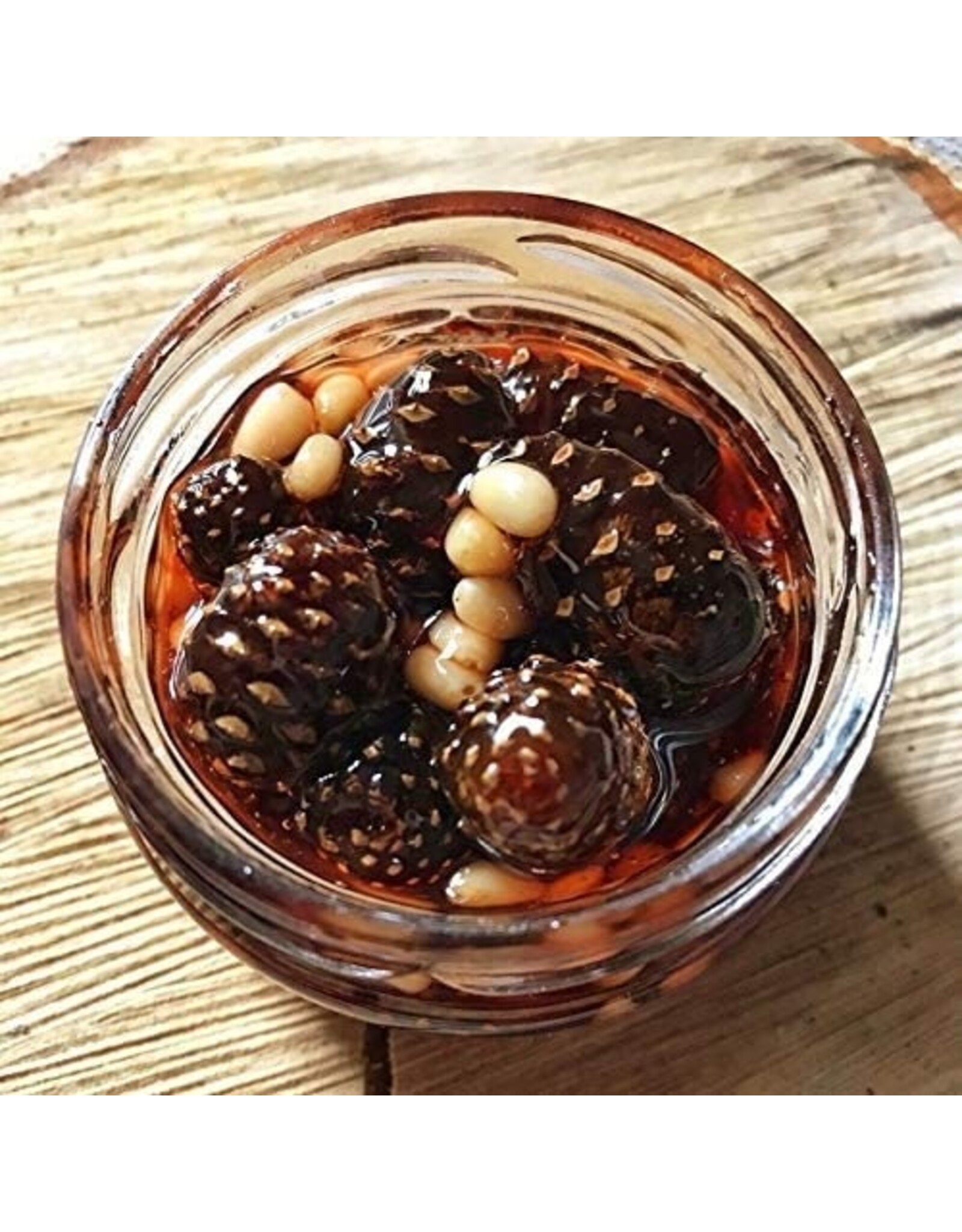 Siberian Pinecone Preserves with Pine Nuts