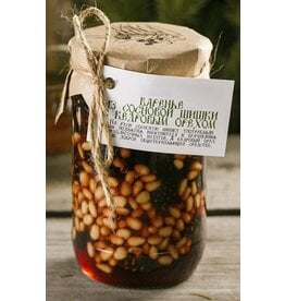 Siberian Pinecone Preserves with Pine Nuts