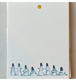 Melting Snowman Stationary Set