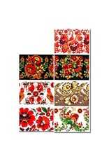 Petrykivka Flowers Easter Egg Wraps
