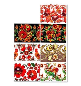 Petrykivka Flowers Easter Egg Wraps