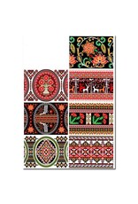 Pysanky Egg Wraps (Green/Red)