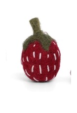 Felt Wild Strawberry Ornament