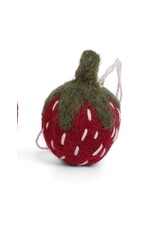 Felt Wild Strawberry Ornament