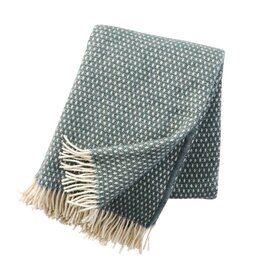 Konstantin Lambs Wool Throw in Balsam Green